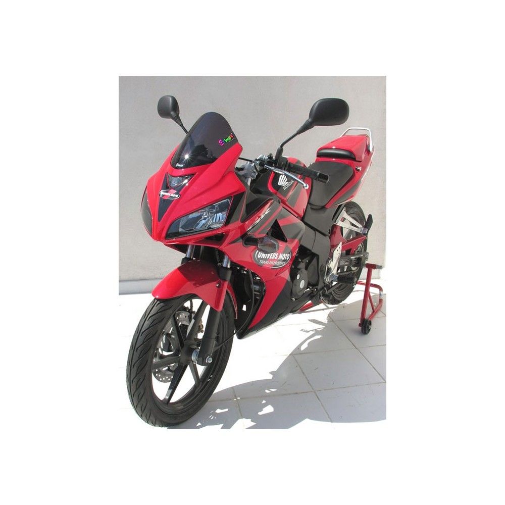 ERMAX honda CBR 125 R 2007 2010 bulle AEROMAX double galbe 25cm