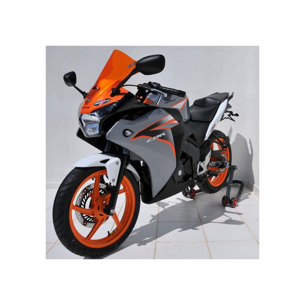 ERMAX honda CBR 125 150 R 2011 2018 bulle AEROMAX double galbe 38cm