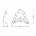 PUIG Extension de Garde Boue Avant YAMAHA TENERE 700 / RALLY EDITION / 2019 2025 - 3806