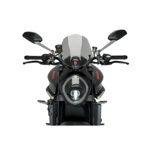 PUIG SPORT wind deflector new generation DUCATI MONSTER 937 / 2021 2025 ref 20712