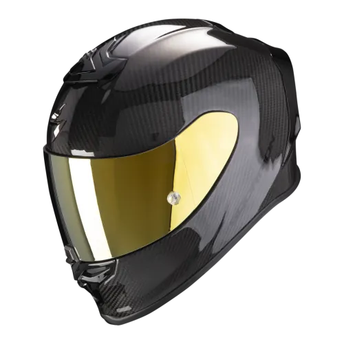 SCORPION casque intégral moto racing EXO-R1 EVO CARBON AIR SOLID Noir brillant