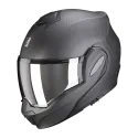 SCORPION casque modulaire EXO-TECH EVO CARBON SOLID moto scooter noir mat