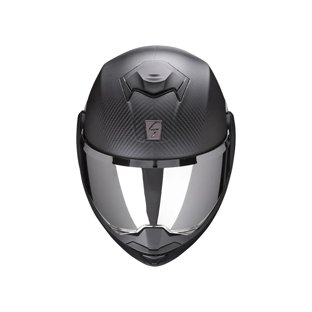 SCORPION casque modulaire EXO-TECH EVO CARBON SOLID moto scooter noir mat