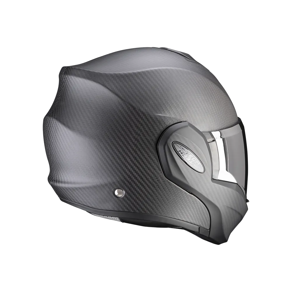 SCORPION casque modulaire EXO-TECH EVO CARBON SOLID moto scooter noir mat