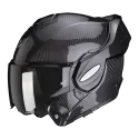 SCORPION modular helmet EXO-TECH EVO CARBON SOLID moto scooter black