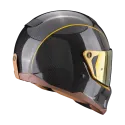 SCORPION casque PREMIUM EXO-HX1 CARBON SE SOLID moto scooter noir doré