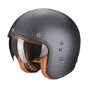SCORPION helmet PREMIUM BELLFAST CARBON EVO SOLID jet moto scooter matt black