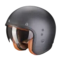 SCORPION helmet PREMIUM BELLFAST CARBON EVO SOLID jet moto scooter matt black