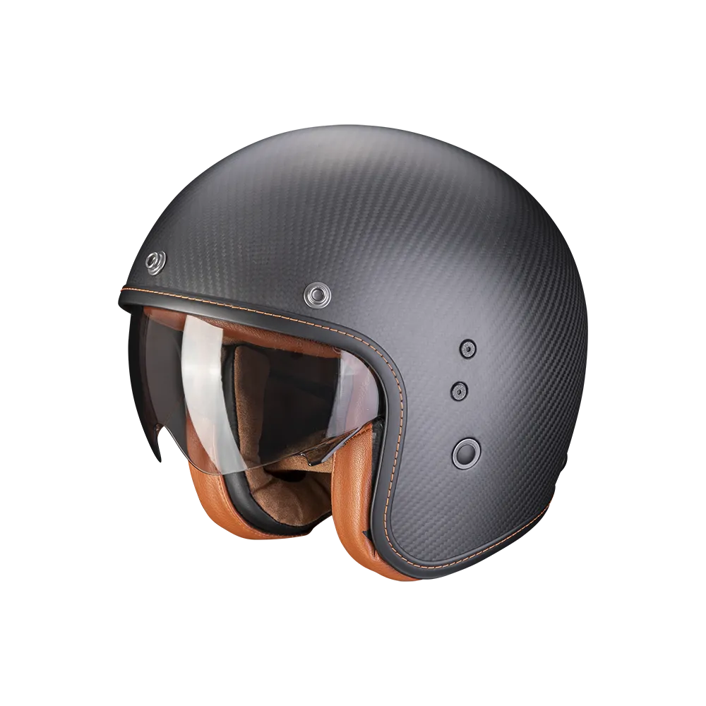 scorpion-helmet-premium-bellfast-carbon-evo-solid-jet-moto-scooter-helmet-matt-black