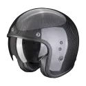 SCORPION helmet PREMIUM BELFAST CARBON EVO SOLID jet moto scooter black