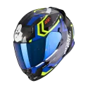 scorpion-casque-integral-exo-491-spin-moto-scooter-noir-bleu-jaune