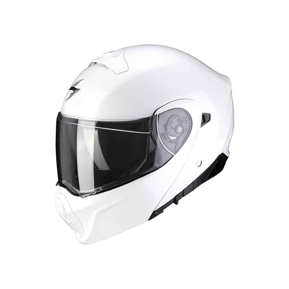 SCORPION helmet EXO-930 SOLID modular moto scooter white