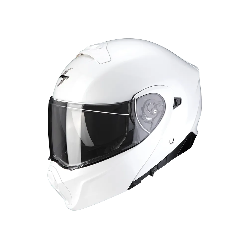 SCORPION helmet EXO-930 SOLID modular moto scooter white