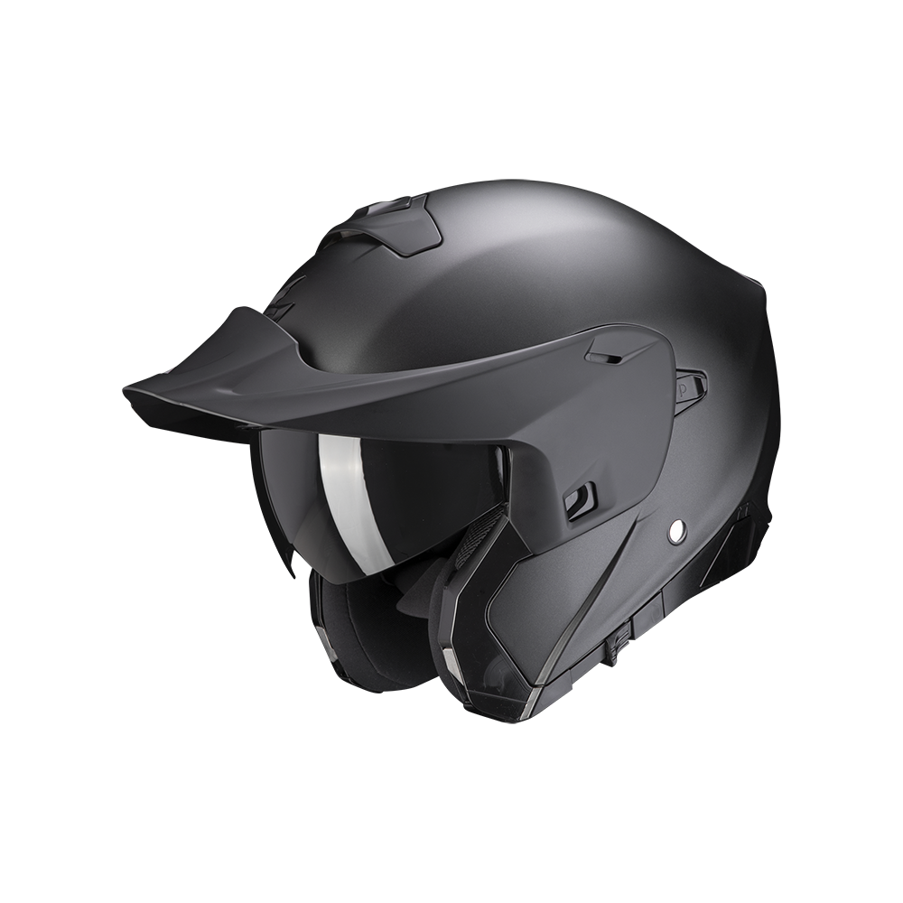 SCORPION casque modulaire EXO-930 SOLID moto scooter noir mat