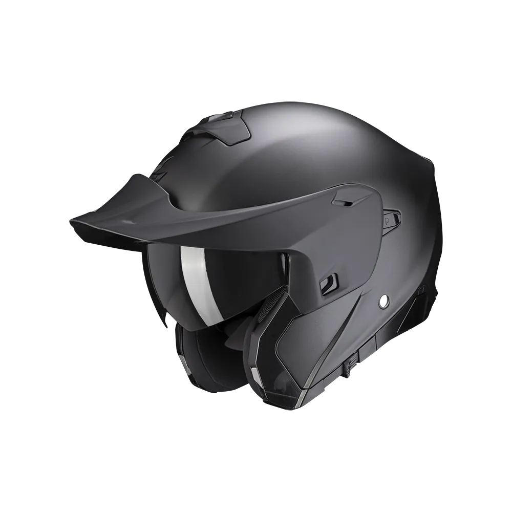 SCORPION casque modulaire EXO-930 SOLID moto scooter noir mat