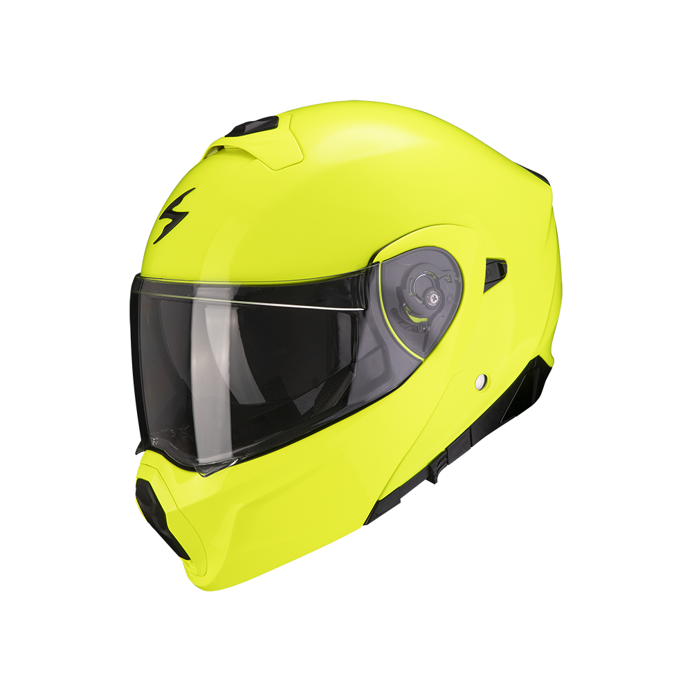 scorpion-casque-modulaire-exo-930-solid-moto-scooter-jaune-fluo