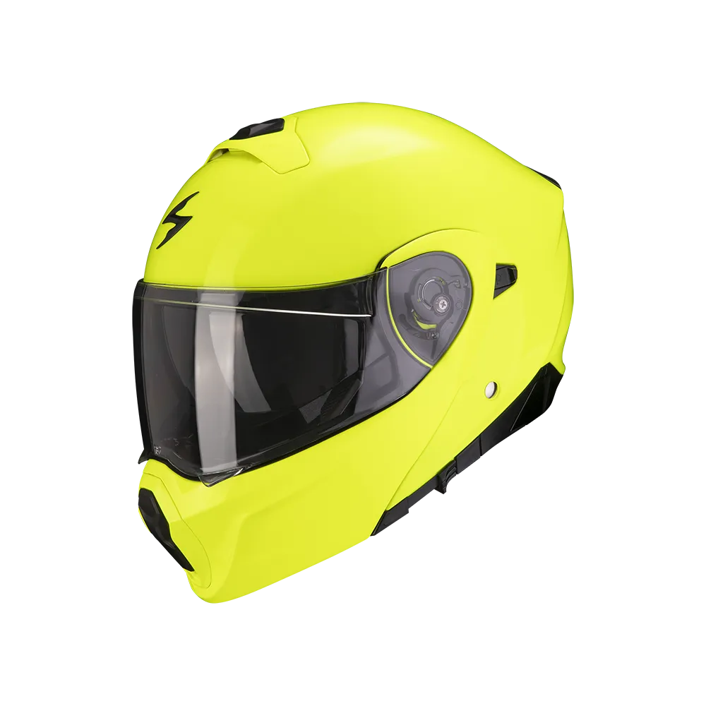 scorpion-casque-modulaire-exo-930-solid-moto-scooter-jaune-fluo