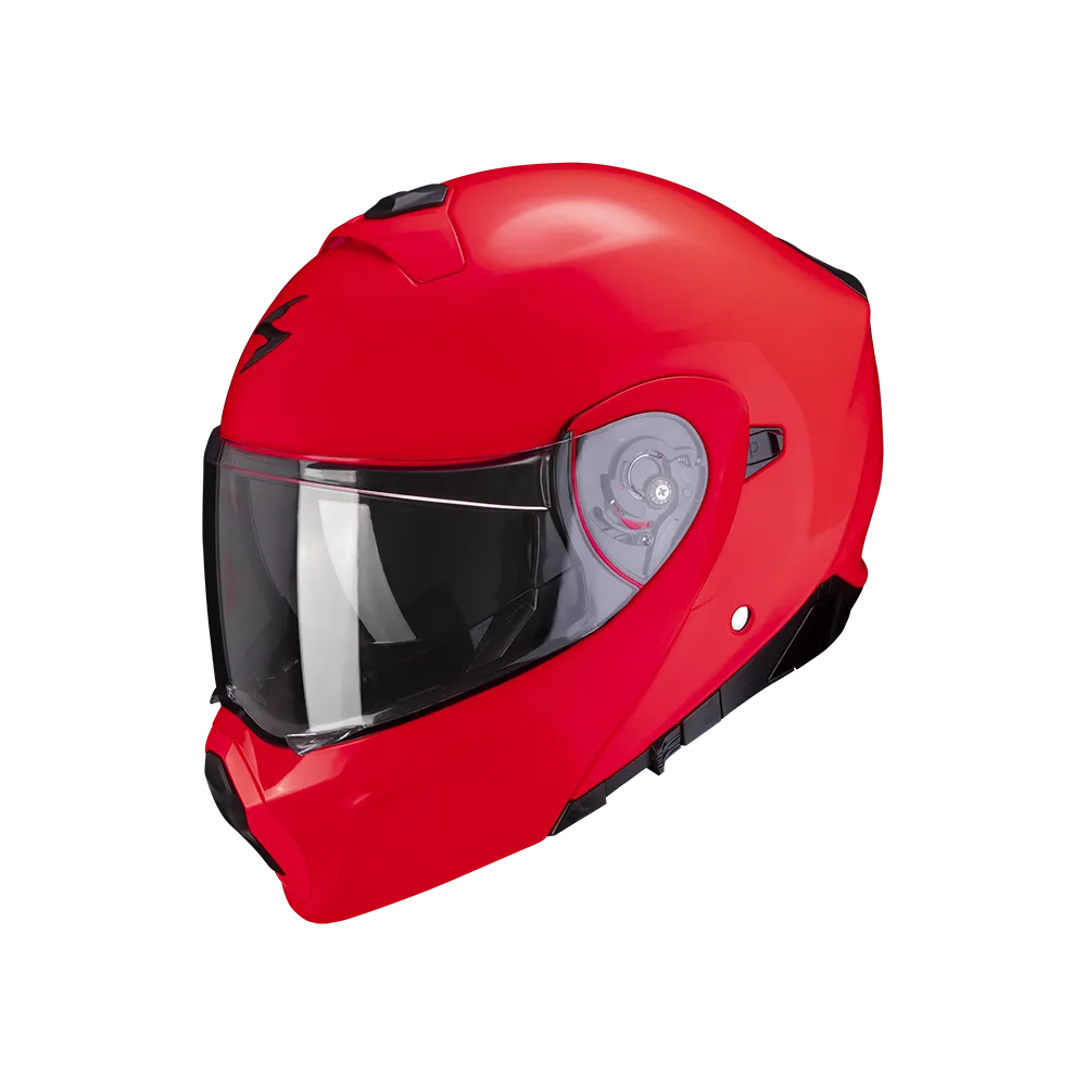 scorpion-casque-modulaire-exo-930-solid-moto-scooter-rouge-fluo
