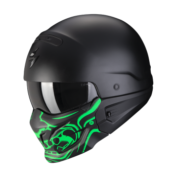 scorpion-helmet-street-fight-exo-combat-evo-samuai-modular-moto-scooter-black-green