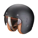 SCORPION casque jet BELFAST EVO LUXE moto scooter noir mat