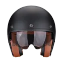 SCORPION casque jet BELFAST EVO LUXE moto scooter noir mat