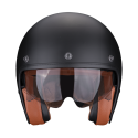 SCORPION helmet BELFAST EVO LUXE jet moto scooter matt black
