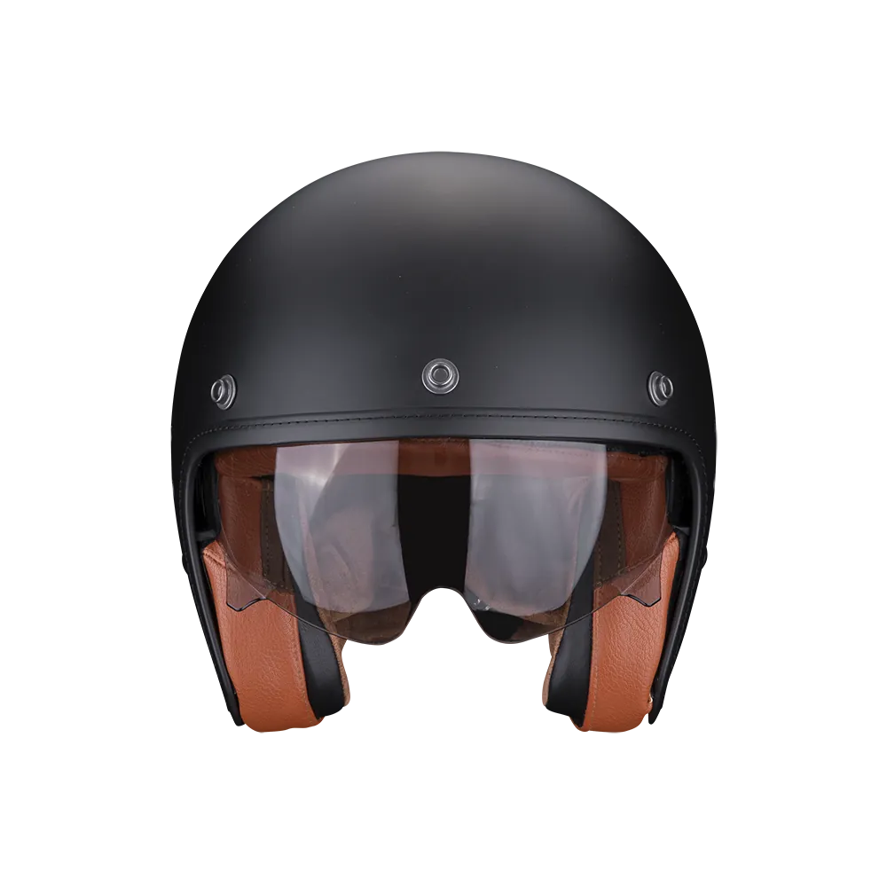 SCORPION casque jet BELFAST EVO LUXE moto scooter noir mat