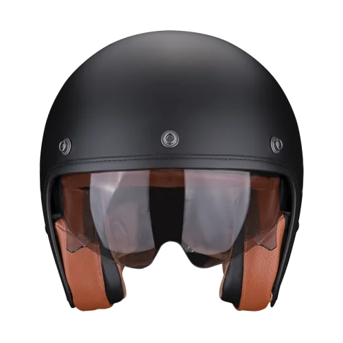 SCORPION casque jet BELFAST EVO LUXE moto scooter noir mat