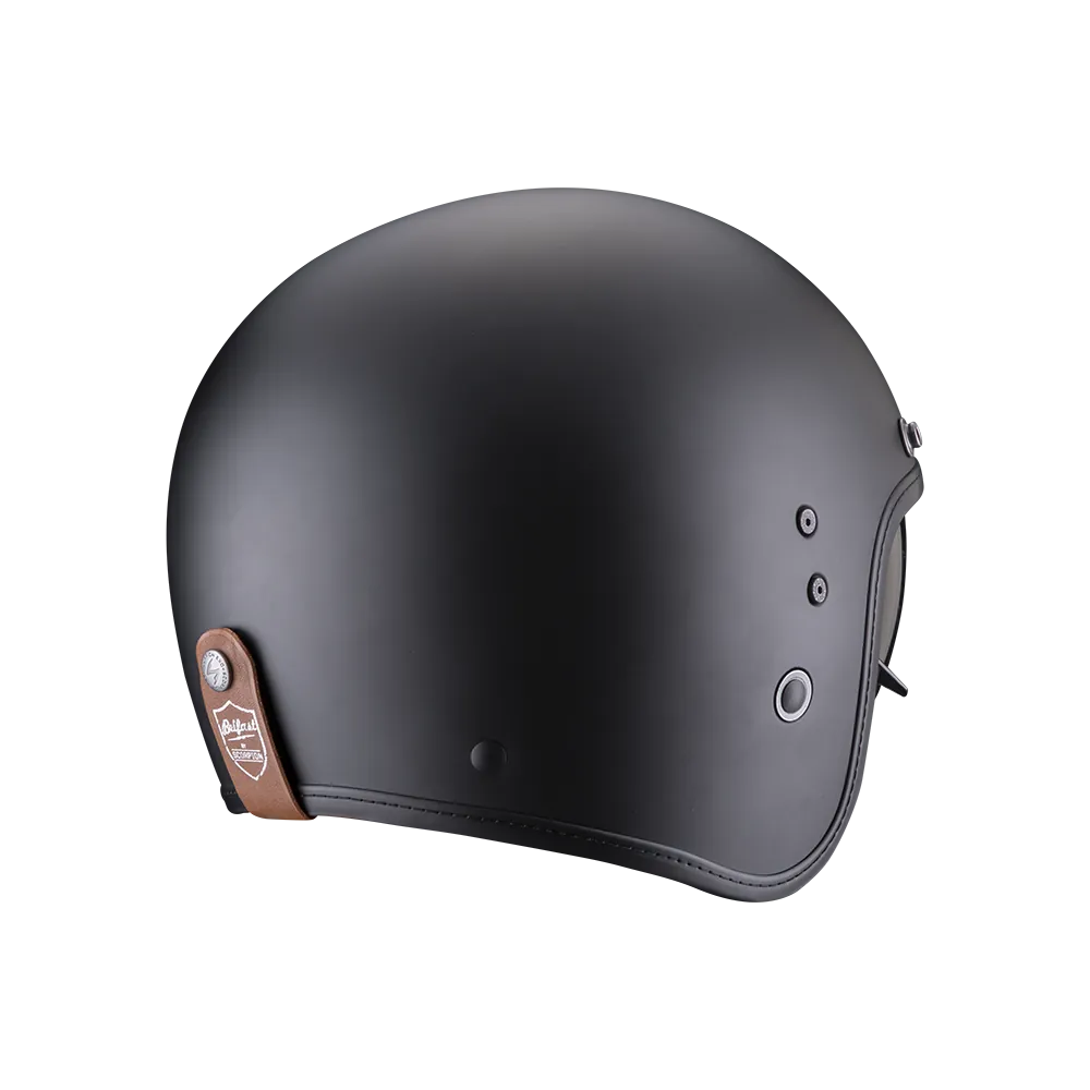 SCORPION casque jet BELFAST EVO LUXE moto scooter noir mat