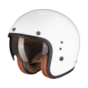 SCORPION helmet BELFAST EVO LUXE jet moto scooter white