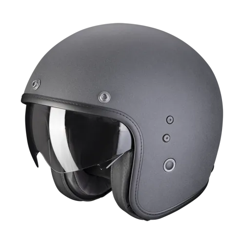 SCORPION helmet BELFAST EVO GRAPHITE jet moto scooter graphite dark grey