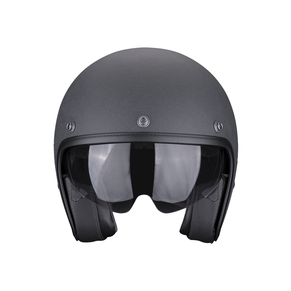 SCORPION casque jet BELFAST EVO GRAPHITE moto scooter graphite gris sombre