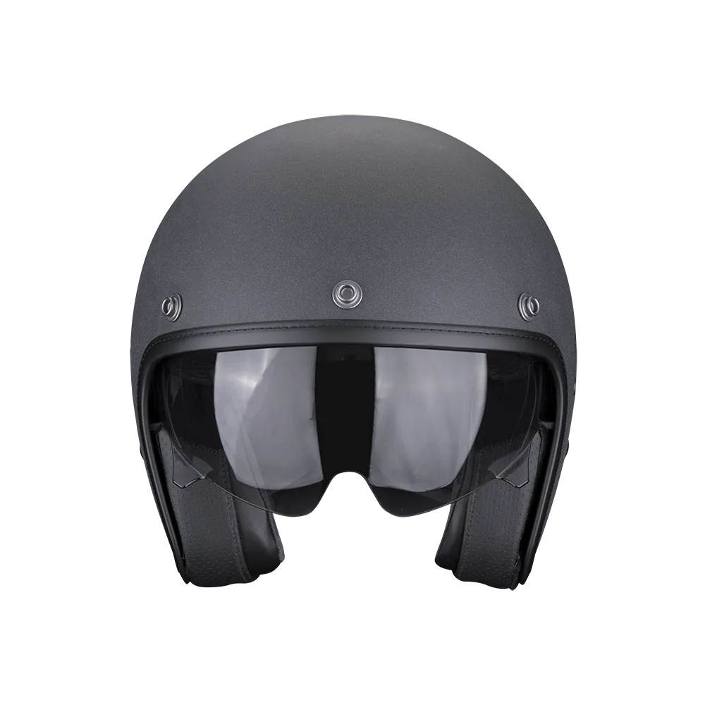 SCORPION casque jet BELFAST EVO GRAPHITE moto scooter graphite gris sombre