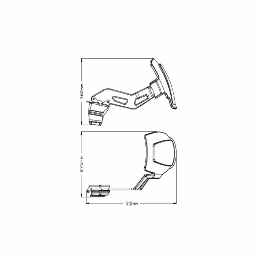 PUIG Garde Boue AR Monobras BMW F750 GS / F850 GS / ADVENTURE / 2018 2024 - 3691