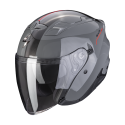 scorpion-casque-jet-exo-230-sr-moto-scooter-gris-rouge
