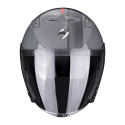 scorpion-casque-jet-exo-230-sr-moto-scooter-gris-rouge