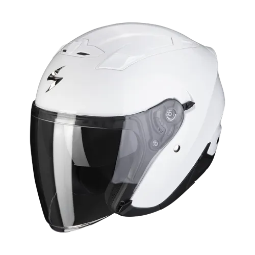 SCORPION helmet EXO-230 SOLID jet moto scooter white