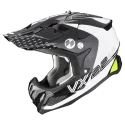 SCORPION helmet VX-22 AIR ARES jet moto scooter white black yellow
