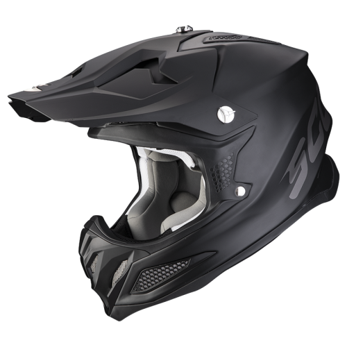 SCORPION helmet VX-22 AIR SOLID jet moto scooter black matt