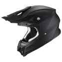 SCORPION casque cross VX-16 EVO AIR SOLID moto scooter noir mat