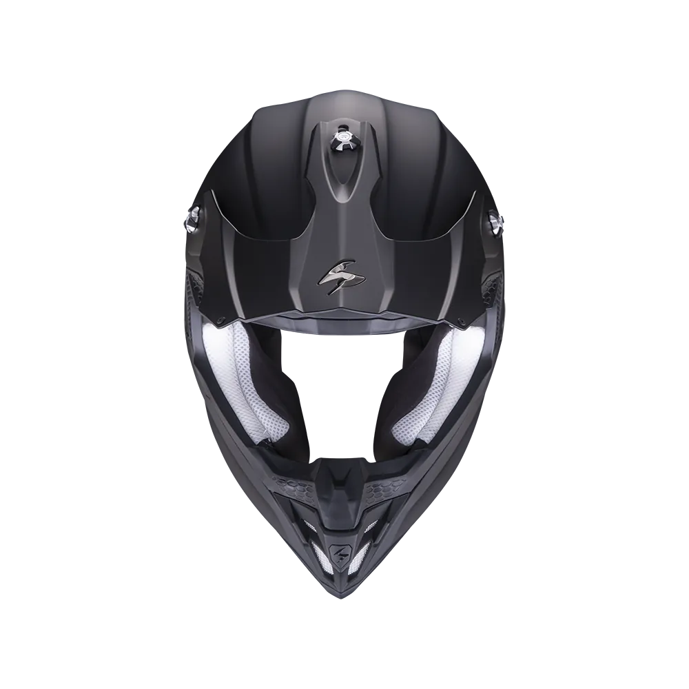 SCORPION casque cross VX-16 EVO AIR SOLID moto scooter noir mat