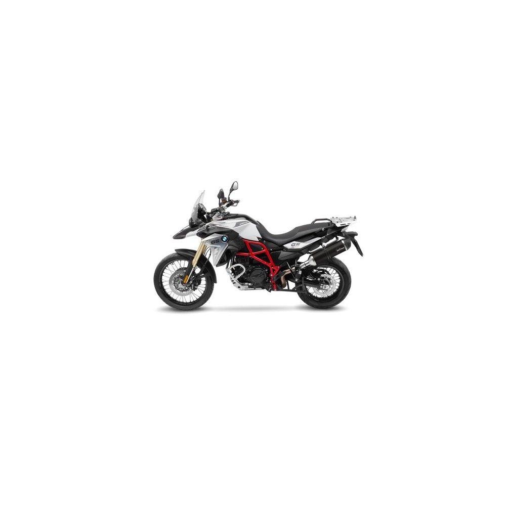LEOVINCE BMW F 700 GS / F 800 GS / ADVENTURE / 2017 2018 LV ONE Evo INOX BLACK silencer EURO 4 14383EB