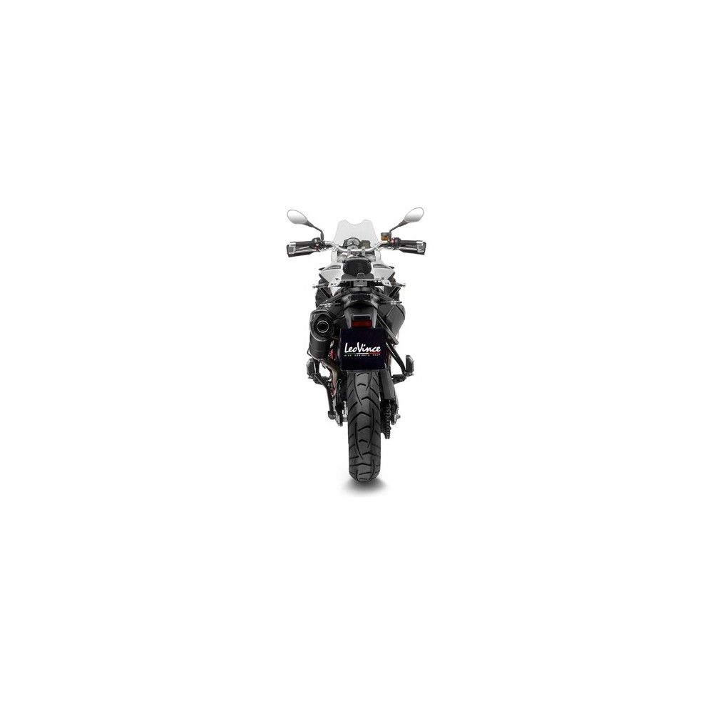 LEOVINCE BMW F 700 GS / F 800 GS / ADVENTURE / 2017 2018 LV ONE Evo INOX BLACK silencer EURO 4 14383EB