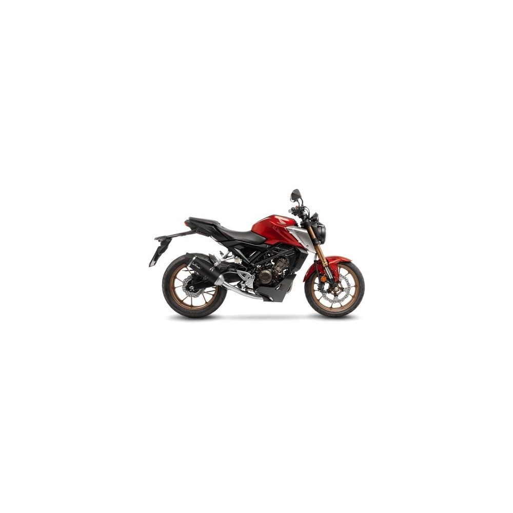 LEOVINCE HONDA CB 125 R / 2021 LV ONE Evo INOX BLACK complete line not approved 14390EB