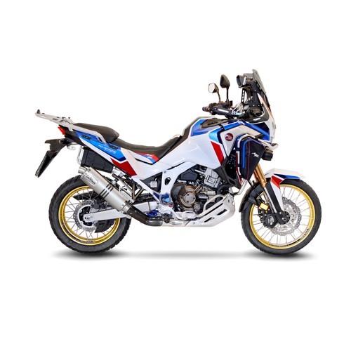 LEOVINCE HONDA CRF 1100 L AFRICA TWIN / ADVENTURE SPORT / DCT 2020 2022 LV ONE EVO INOX silencer exhaust  Approved EURO 5 14355E