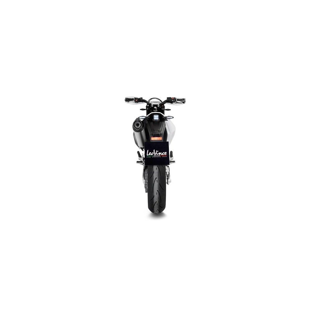 LEOVINCE HUSQVARNA 701 SUPERMOTO / ENDURO / LR / 2017 2020 LV ONE EVO INOX complete line Not Approved 14368E