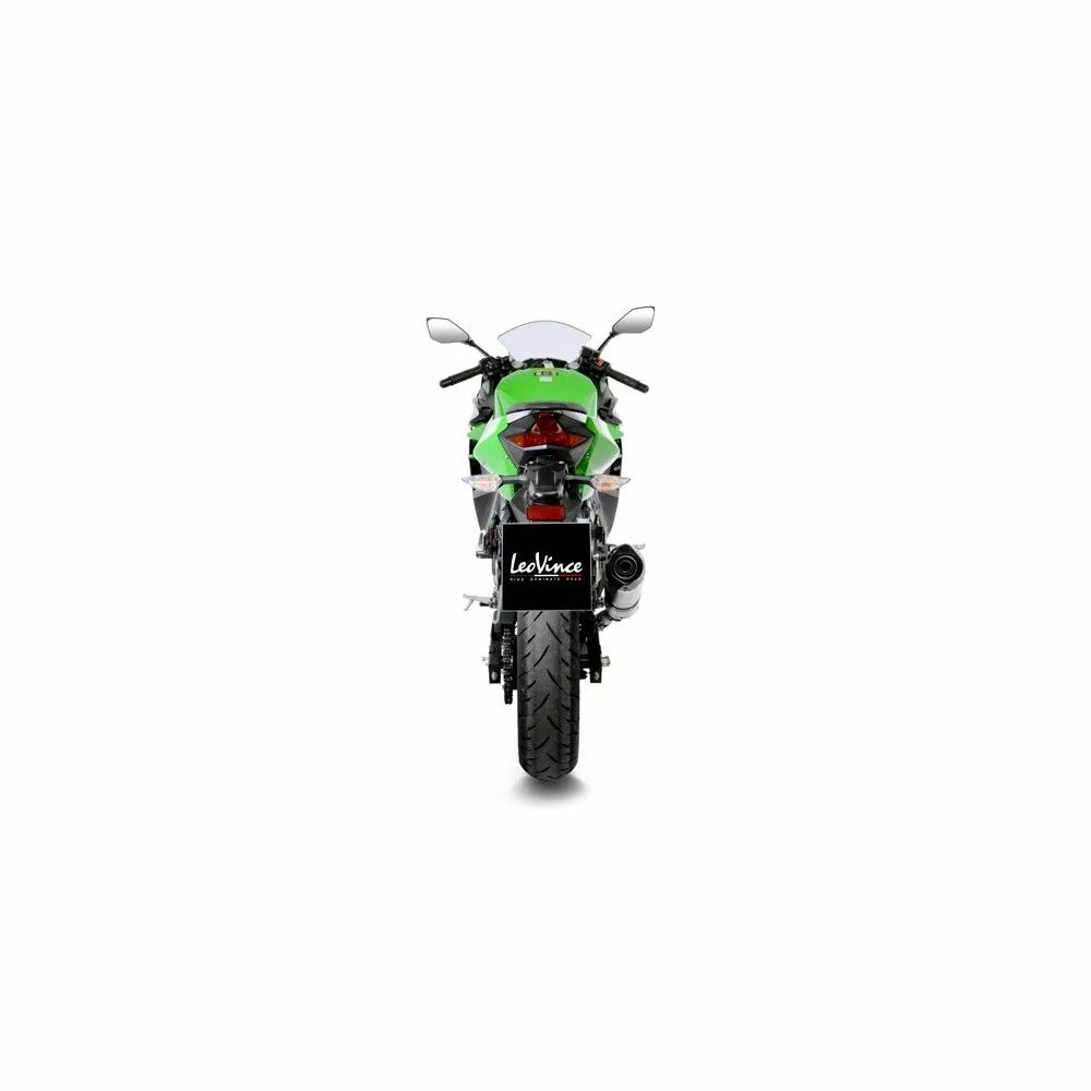 LEOVINCE KAWASAKI NINJA 400 / Z 400 / 500 / 2018 2025 LV ONE EVO INOX silencer exhaust  EURO5+ - 14259E