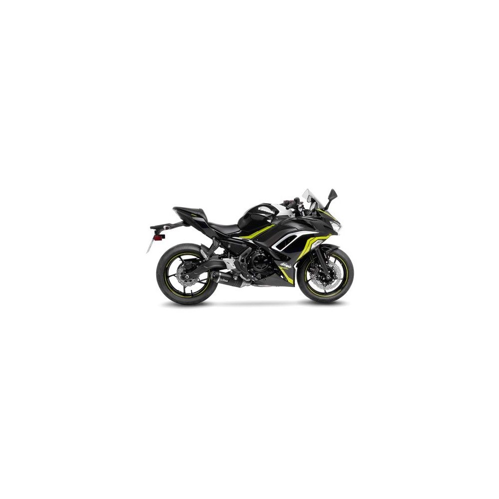 LEOVINCEKAWASAKI VERSYS 650 / Z 650 / NINJA 650 / 2021 2022 LV ONE EVO INOX BLACK complete line Not Approved 14379EB