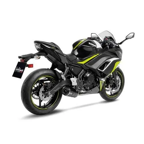 LEOVINCE KAWASAKI VERSYS 650 / Z / NINJA / RS / 2021 2025 LV ONE EVO INOX BLACK complete line Not Approved - 14379EBN