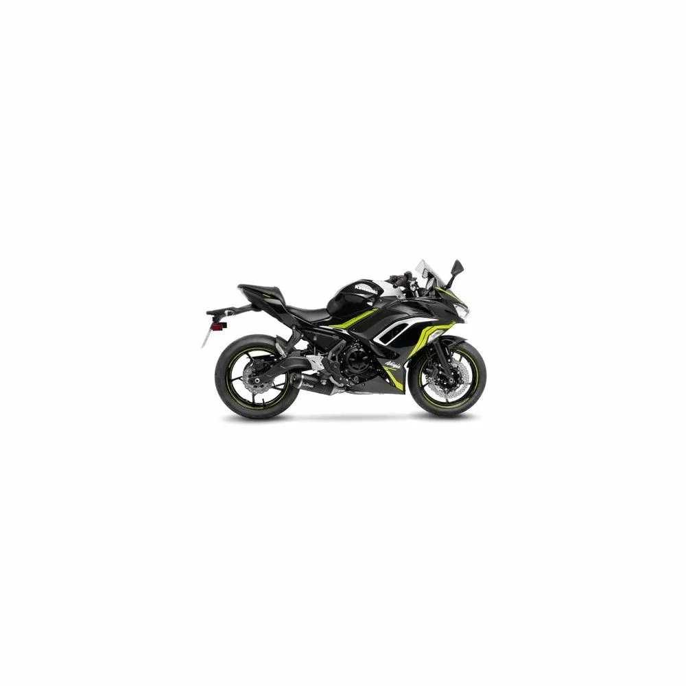 LEOVINCE KAWASAKI VERSYS 650 / Z / NINJA / RS / 2021 2025 LV ONE EVO INOX BLACK ligne complète EURO5+ - 14379EBKN